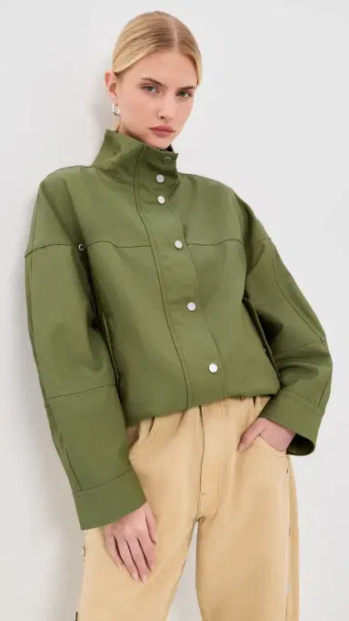 3.1 Phillip Lim Cropped Utility Balloon Jacket Olive | Thumbnail 2 3.1 Phillip Lim Cropped Utility Balloon Jacket Olive | Thumbnail 2