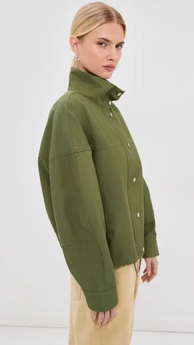 3.1 Phillip Lim Cropped Utility Balloon Jacket Olive | Thumbnail 4 3.1 Phillip Lim Cropped Utility Balloon Jacket Olive | Thumbnail 4