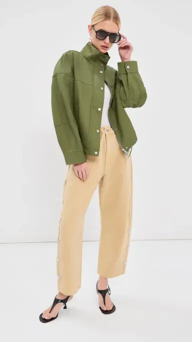 3.1 Phillip Lim Cropped Utility Balloon Jacket Olive | Thumbnail 5 3.1 Phillip Lim Cropped Utility Balloon Jacket Olive | Thumbnail 5