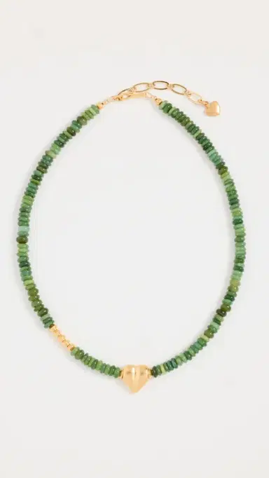 Brinker + Eliza Confetti Necklace Jade One Size | Thumbnail 2