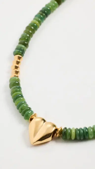 Brinker + Eliza Confetti Necklace Jade One Size | Thumbnail 4
