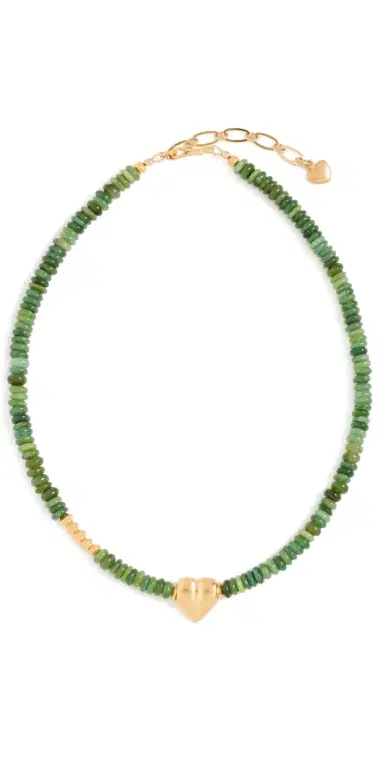Brinker + Eliza Confetti Necklace Jade One Size | Thumbnail 1