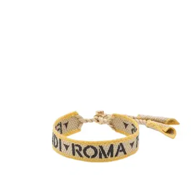 Fendi Cord-coloured Tape ribbon bracelet with contrasting | Thumbnail 1 Fendi Cord-coloured Tape ribbon bracelet with contrasting | Thumbnail 1