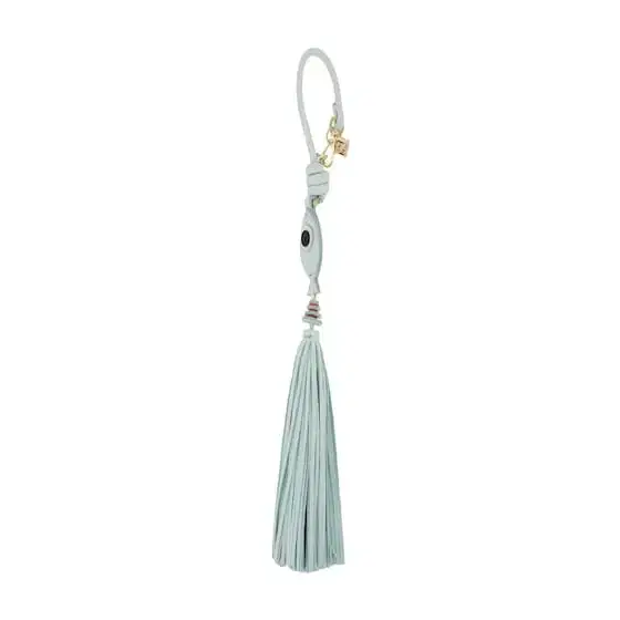 Fendi Fish charm with oversized fringed tassel