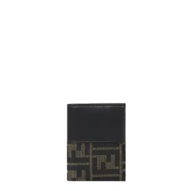 Fendi Ff Jacquard Card Holder | Thumbnail 1 Fendi Ff Jacquard Card Holder | Thumbnail 1