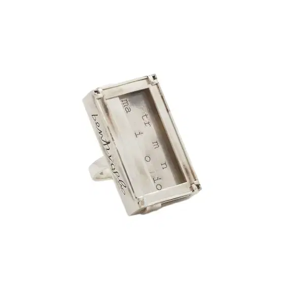 Fendi "matrimonio Manicomio" Ring