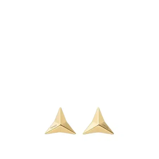 Fendi Sign Stud Earrings