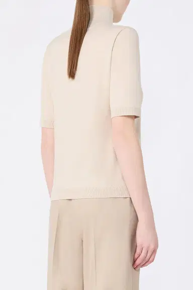 Max Mara Mock Neck Top | Thumbnail 3 Max Mara Mock Neck Top | Thumbnail 3