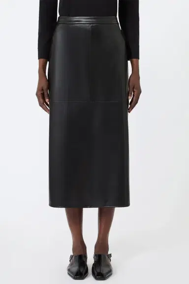 Max Mara Faux Leather Skirt | Thumbnail 2 Max Mara Faux Leather Skirt | Thumbnail 2