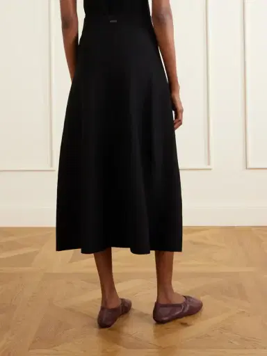 Max Mara Fuggito Crepe Midi Skirt | Thumbnail 4 Max Mara Fuggito Crepe Midi Skirt | Thumbnail 4