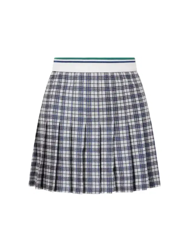 Burberry Checked Pleated Jersey Mini Skirt