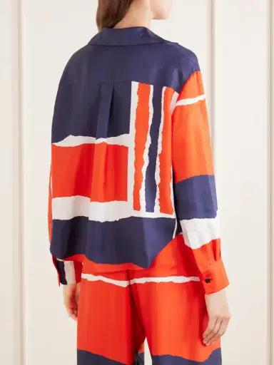 Loewe Printed Silk-twill Blouse | Thumbnail 4 Loewe Printed Silk-twill Blouse | Thumbnail 4
