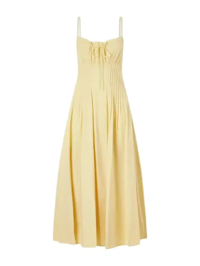 Staud Margi Ruffled Pleated Cotton-stretch Poplin Midi Dress