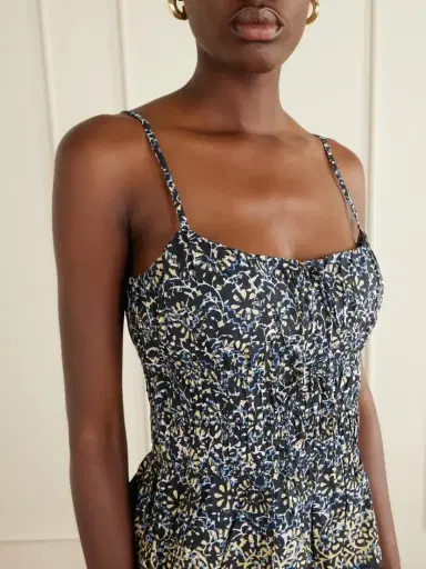 Ulla Johnson Anya Printed-cotton Tank | Thumbnail 4