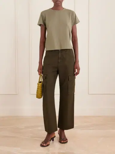 LESET The Margo Cotton-jersey T-shirt | Thumbnail 2
