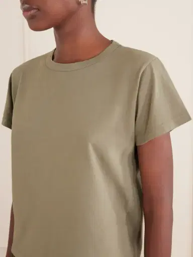 LESET The Margo Cotton-jersey T-shirt | Thumbnail 5