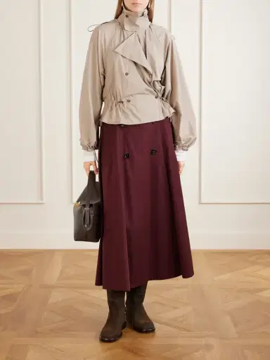 Burberry Belted Wool Midi Skirt | Thumbnail 2 Burberry Belted Wool Midi Skirt | Thumbnail 2