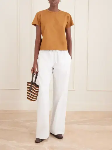 LESET The Margo Cotton-jersey T-shirt | Thumbnail 2