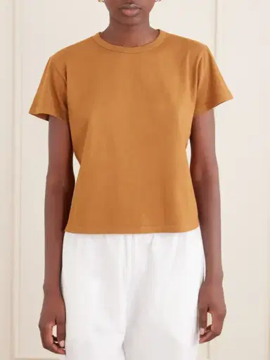 LESET The Margo Cotton-jersey T-shirt | Thumbnail 3