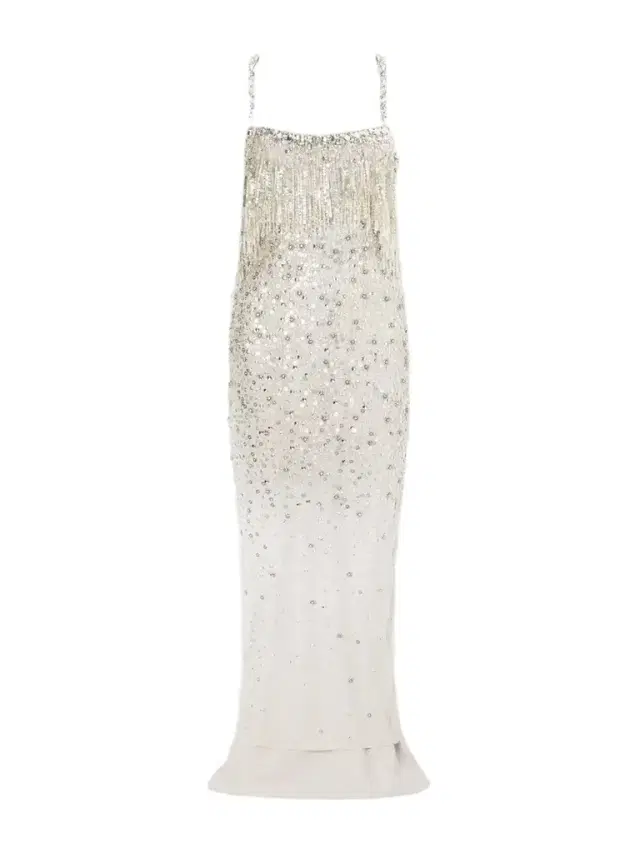 Jenny Packham Iris Embellished Cape-effect Georgette Gown