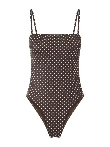 Matteau Petite Square Polka-dot Recycled Swimsuit | Thumbnail 1 Matteau Petite Square Polka-dot Recycled Swimsuit | Thumbnail 1