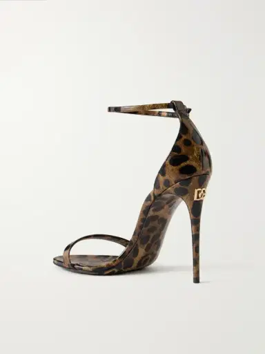 Dolce & Gabbana Leopard-print Leather Sandals | Thumbnail 3 Dolce & Gabbana Leopard-print Leather Sandals | Thumbnail 3