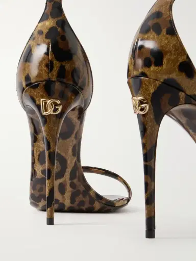Dolce & Gabbana Leopard-print Leather Sandals | Thumbnail 5 Dolce & Gabbana Leopard-print Leather Sandals | Thumbnail 5