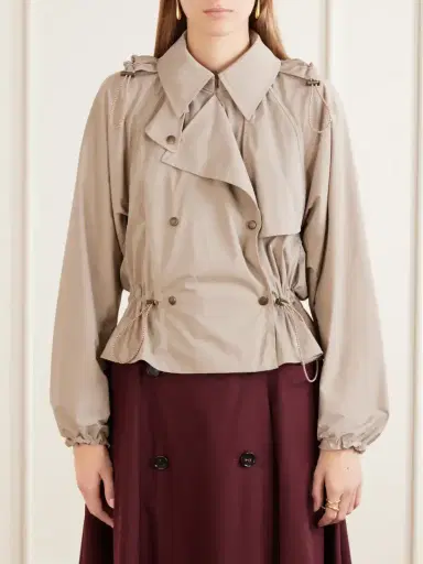 Burberry Cropped Shell Jacket | Thumbnail 3 Burberry Cropped Shell Jacket | Thumbnail 3