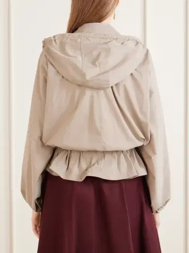 Burberry Cropped Shell Jacket | Thumbnail 4 Burberry Cropped Shell Jacket | Thumbnail 4