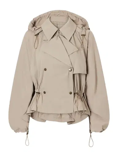 Burberry Cropped Shell Jacket | Thumbnail 1 Burberry Cropped Shell Jacket | Thumbnail 1
