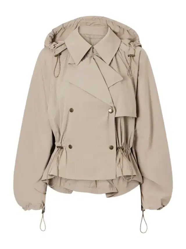 Burberry Cropped Shell Jacket