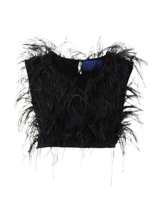 Sharon Wauchob Cato Feather-trimmed Silk Tank