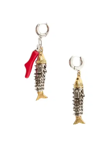 Isabel Marant New River Gold-and-silver-tone And Bone Earrings | Thumbnail 1 Isabel Marant New River Gold-and-silver-tone And Bone Earrings | Thumbnail 1