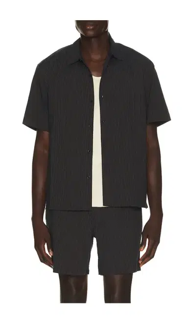 Percival Rowan Seersucker Boxy Shirt | Thumbnail 12