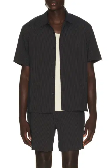 Percival Rowan Seersucker Boxy Shirt | Thumbnail 7