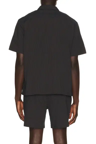 Percival Rowan Seersucker Boxy Shirt | Thumbnail 8