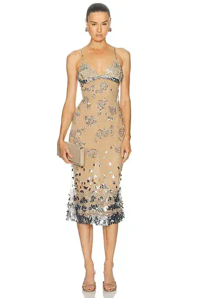 Diamond Dusty Lady Length Dress