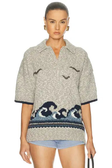 Polo Ralph Lauren Short Sleeve Polo Sweater | Thumbnail 5 Polo Ralph Lauren Short Sleeve Polo Sweater | Thumbnail 5