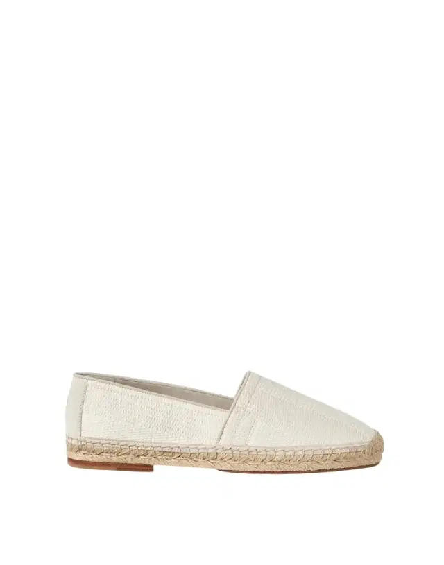 Brunello Cucinelli Raffia and suede espadrilles