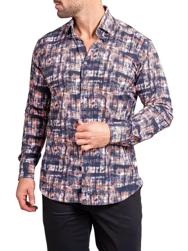 Maceoo Men's Fibonacci Stretch Ascension Shirt - Black | Thumbnail 3 Maceoo Men's Fibonacci Stretch Ascension Shirt - Black | Thumbnail 3
