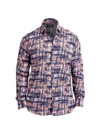 Maceoo Men's Fibonacci Stretch Ascension Shirt - Black | Thumbnail 1 Maceoo Men's Fibonacci Stretch Ascension Shirt - Black | Thumbnail 1