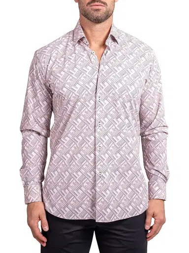 Maceoo Men's Fibonacci Stretch Ascension Shirt - White | Thumbnail 2 Maceoo Men's Fibonacci Stretch Ascension Shirt - White | Thumbnail 2