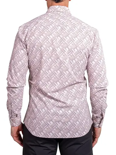 Maceoo Men's Fibonacci Stretch Ascension Shirt - White | Thumbnail 6 Maceoo Men's Fibonacci Stretch Ascension Shirt - White | Thumbnail 6
