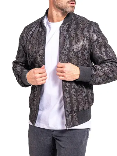 Maceoo Men's Ascension Leather Jacket - Black - Size XXXL | Thumbnail 5