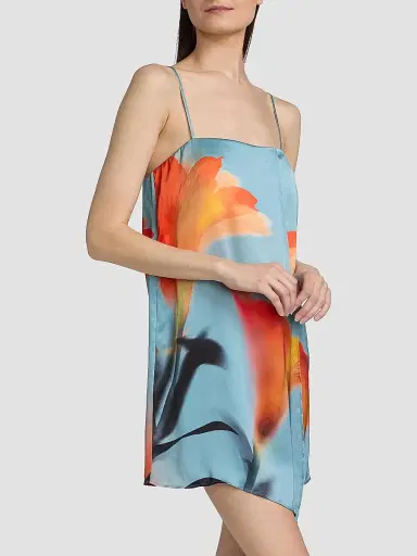 Misa Los Angeles Women's Inez Printed Shift Minidress - Fire Petal - Size XL | Thumbnail 4 Misa Los Angeles Women's Inez Printed Shift Minidress - Fire Petal - Size XL | Thumbnail 4
