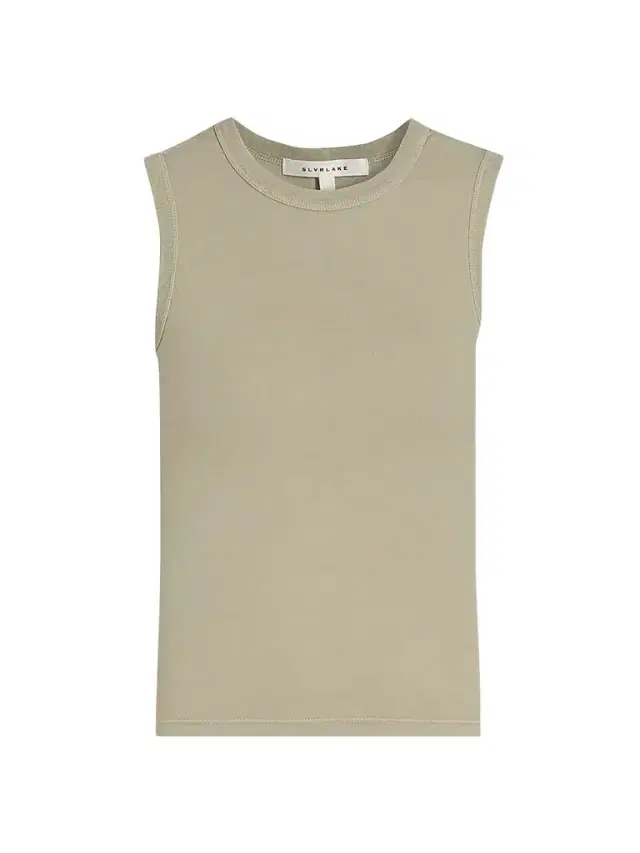 SLVRLAKE Women's Crew Cotton Tank - Desert Hills