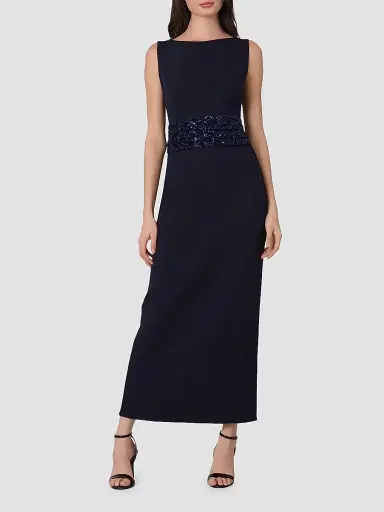 Shoshanna Women's Sia Crepe Sequin-Embellished Maxi Dress | Thumbnail 2 Shoshanna Women's Sia Crepe Sequin-Embellished Maxi Dress | Thumbnail 2