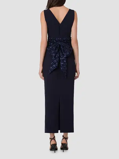 Shoshanna Women's Sia Crepe Sequin-Embellished Maxi Dress | Thumbnail 3 Shoshanna Women's Sia Crepe Sequin-Embellished Maxi Dress | Thumbnail 3