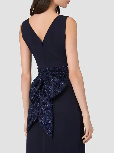 Shoshanna Women's Sia Crepe Sequin-Embellished Maxi Dress | Thumbnail 4 Shoshanna Women's Sia Crepe Sequin-Embellished Maxi Dress | Thumbnail 4