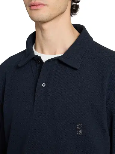 OFFICINE GÉNÉRALE Men Percy Layered Polo Shirt | Thumbnail 6